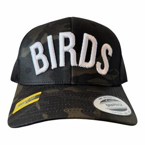 NFL PHILADELPHIA EAGLES “BIRDS” Black Camo Trucker Hat